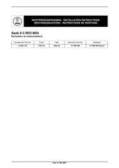 Saab 12 804 143 Instructions De Montage