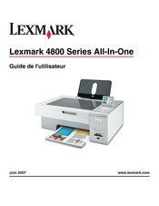 Lexmark 4800 Série Guide De L'utilisateur