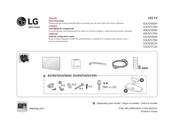 LG 55UV562H Guide De Configuration Rapide