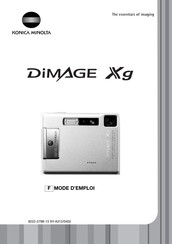 Konica Minolta DiMAGE Xg Mode D'emploi