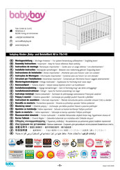 babybay All in One Instructions De Montage