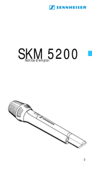 Sennheiser SKM 5200 Notice D'emploi