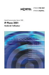 Nortel IP 2001 Guide De L'utilisateur