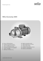 Wilo Economy-MHI 202 Notice De Montage Et De Mise En Service