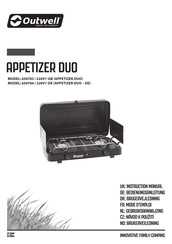 Outwell APPETIZER DUO 650784/220V1-DE Mode D'emploi