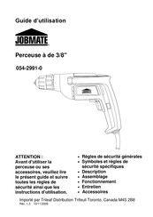 jobmate 054-2991-0 Guide D'utilisation