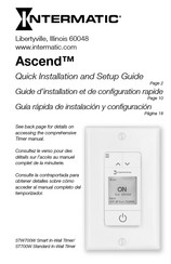 Intermatic Ascend MC STW700W Guide D'installation Et De Configuration Rapide