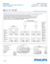 Philips SkyRibbon Essential White Linear Direct Housing Instructions D'installation