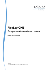 PICO PicoLog CM3 Guide De L'utilisateur