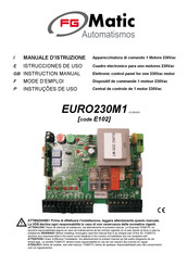 FGMatic EURO230M1 Mode D'emploi