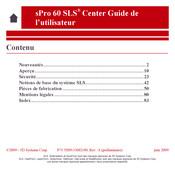 3D Systems sPro 60 SLS Guide De L'utilisateur