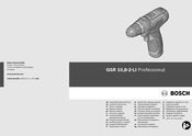 Bosch GSR 10,8-LI Professional Notice Originale