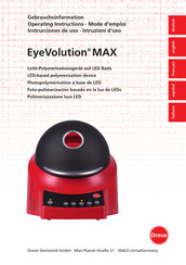 Dreve EyeVolution MAX Mode D'emploi