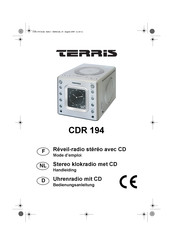 Terris CDR 194 Mode D'emploi