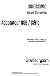 StarTech ICUSB232PRO Manuel D'instruction