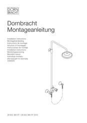 Dornbracht CL.1 13 801 705 00 Instructions De Montage