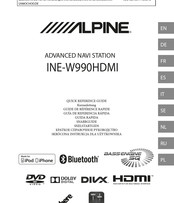 Alpine INE-W990HDMI Guide De Référence Rapide