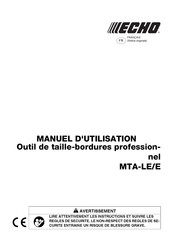 Echo MTA-LE/E Manuel D'utilisation