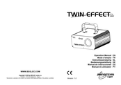 BEGLEC JB SYSTEMS TWIN EFFECT Laser Mode D'emploi