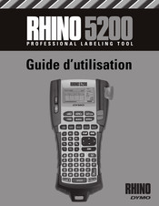 Dyno RHINO 5200 Guide D'utilisation
