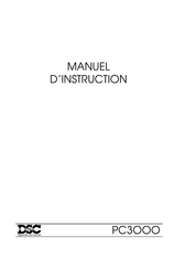 Dsc PC3OOO Manuel D'instruction