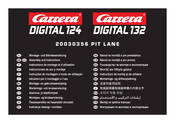 Carrera 20030356 PIT LANE Instructions De Montage Et D'utilisation