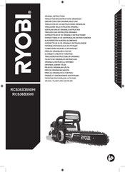 Ryobi RCS36X3550HI Traduction Des Instructions Originales