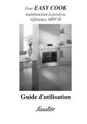 Sauter EASY COOK MPF10 Guide D'utilisation