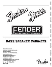 Fender Rumble 410 Cabinet V3 Mode D'emploi