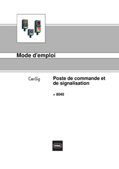 Stahl ConSig 8040/12 Mode D'emploi