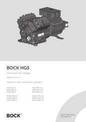 bock HG5/945-4 Instructions De Montage