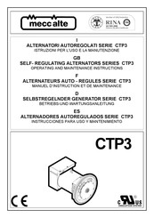 Mecc Alte CTP3 Série Manuel D'instruction Et De Maintenance