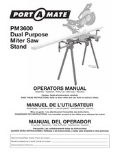 Portamate PM3600 Manuel De L'utilisateur