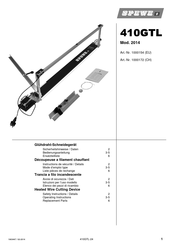 Spewe 410GTL Mode D'emploi