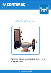 Contimac 18038 Mode D'emploi