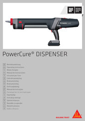 SIKA PowerCure DISPENSER Mode D'emploi