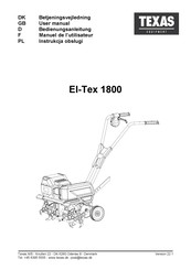 Texas El-Tex 1800 Manuel De L'utilisateur