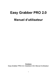 Technaxx Easy Grabber PRO 2.0 Manuel D'utilisateur