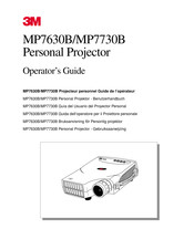 3M MP7630B Guide De L'opérateur