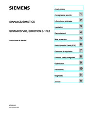 Siemens SINAMICS V90 Instructions De Service
