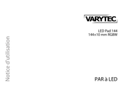 Varytec LED Pad 144 Notice D'utilisation