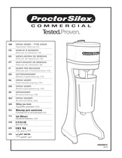 Proctor Silex Commercial GM25 Manuel D'utilisation