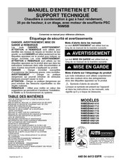 Hvac N9MSB Série Manuel D'entretien Et De Support Technique