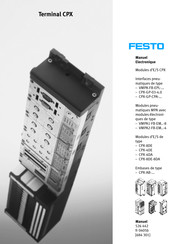 Festo CPX-AB 8-M8-3POL Série Manuel Électronique