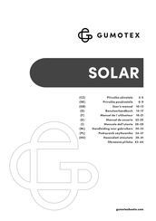 Gumotex SOLAR Manuel De L'utilisateur