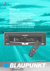 Blaupunkt IVDP-01 Notice D'emploi Et De Montage