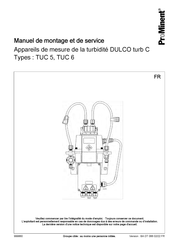 ProMinent TUC 5 Manuel De Montage Et De Service