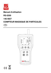 Rs Pro RS-5200 Manuel D'utilisation