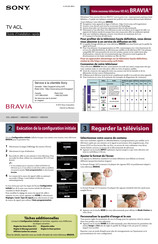 Sony BRAVIA KDL-40BX450 Guide D'installation Rapide