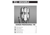 Dennerle OSMOSE PROFESSIONAL 190 Notice D'emploi